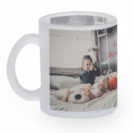 Vollfarbig bedrucktes, mattiertes Teeglas - Topgiving